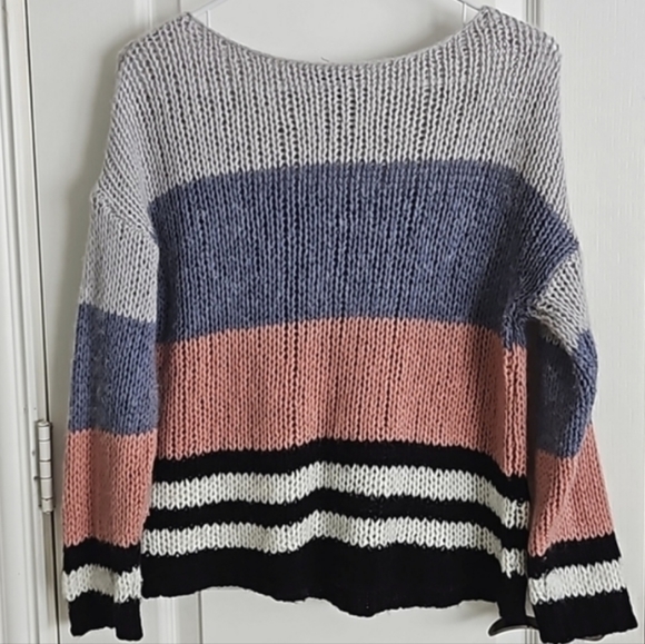 Striped LUCKY BRAND Pullover Sweater - Picture 3 of 3